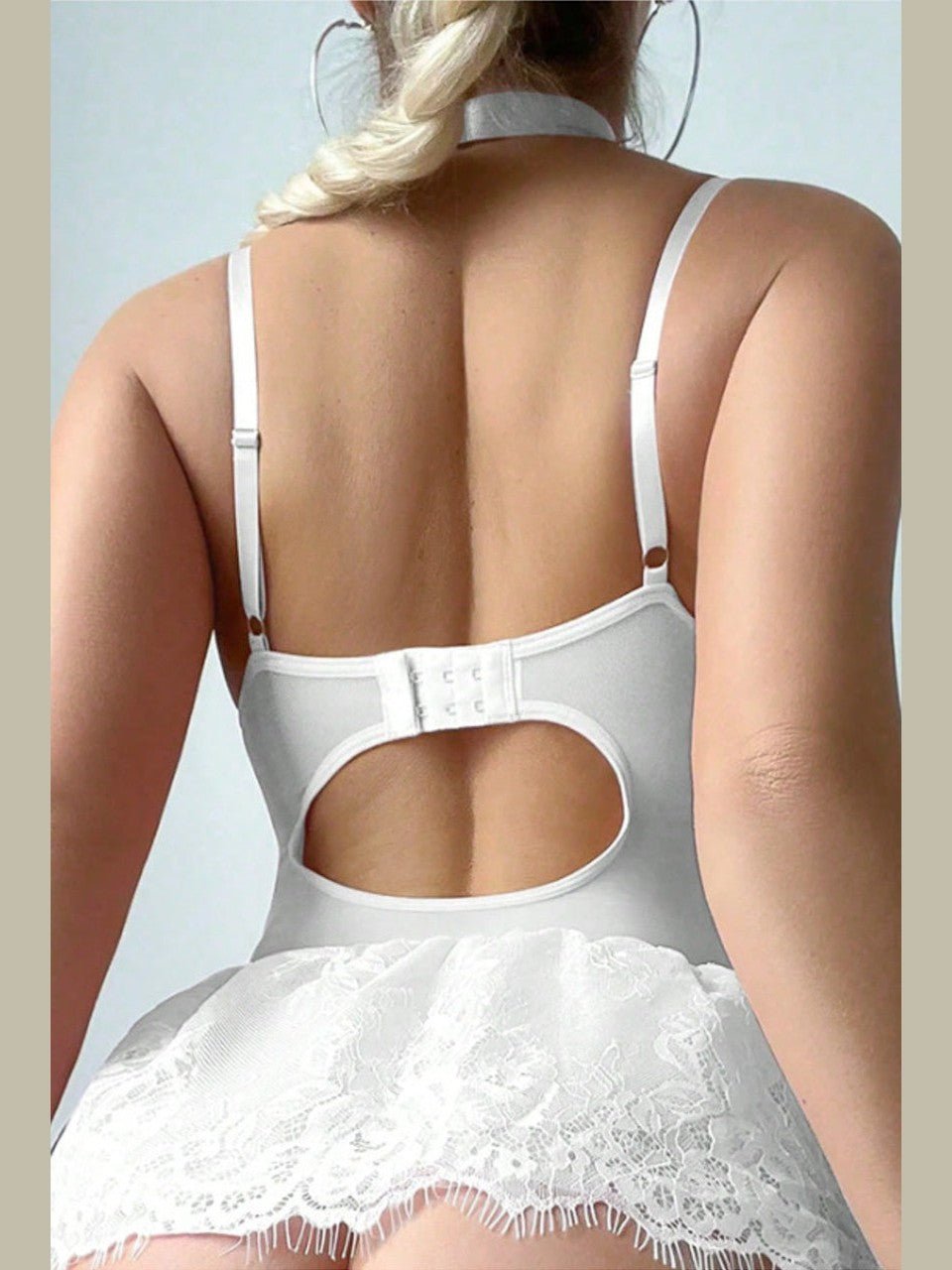Lace Skirted Babydoll Set - Courbe et Compagnie