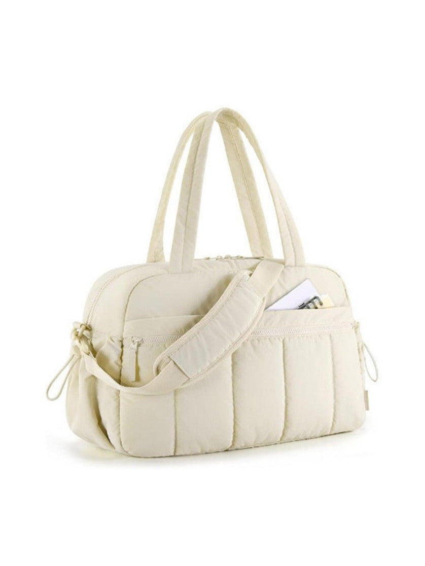 Large Capacity Carry-On Travel Duffel Bag for Women, with Shoulder Strap, Ideal for Weekend Overnight Trips and Sport Gym Use - Courbe et Compagnie