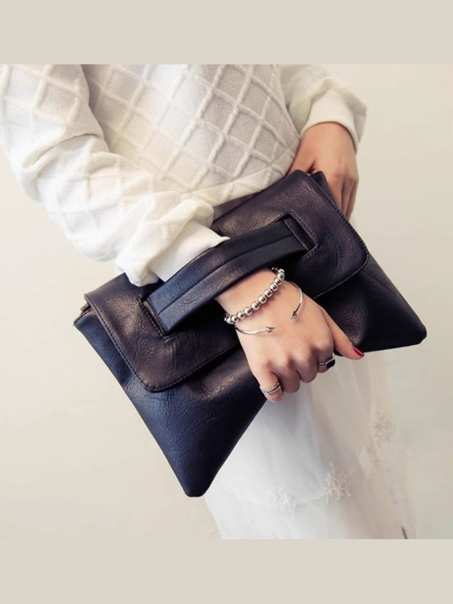 Large capacity clutch purse evening clutch bag envelope bag - Courbe et Compagnie