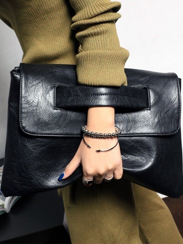 Large capacity clutch purse evening clutch bag envelope bag - Courbe et Compagnie
