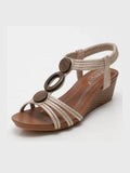 Large Retro Roman-Style Shoes - Courbe et Compagnie