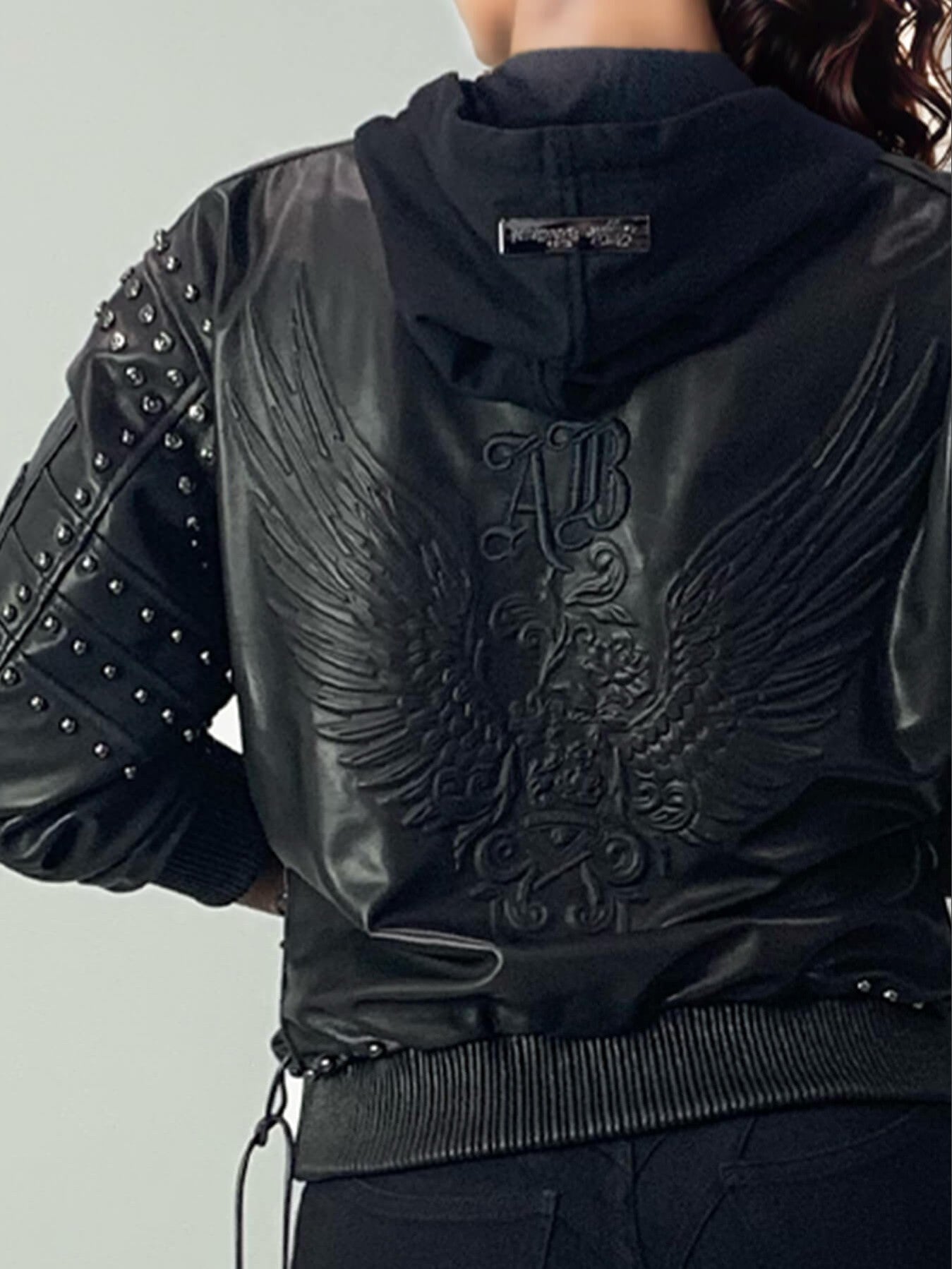 Leather Bomber Jacket - Courbe et Compagnie