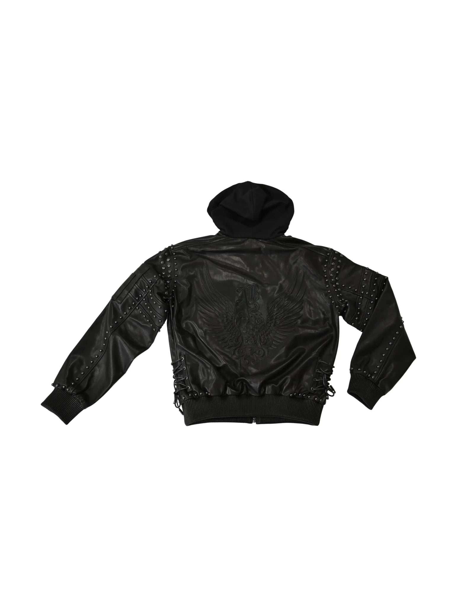Leather Bomber Jacket - Courbe et Compagnie
