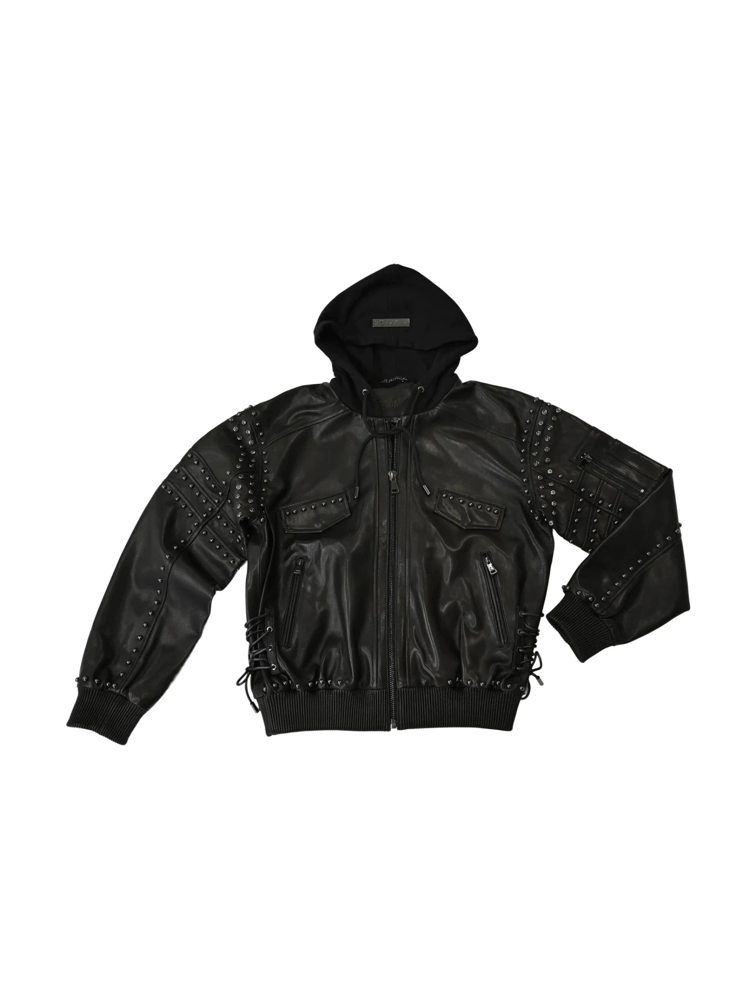 Leather Bomber Jacket - Courbe et Compagnie