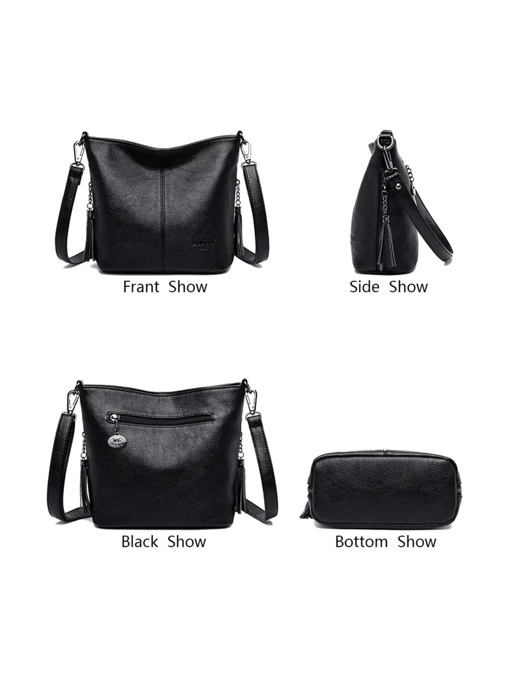 Leather Crossbody Shoulder Bags for Women - Courbe et Compagnie