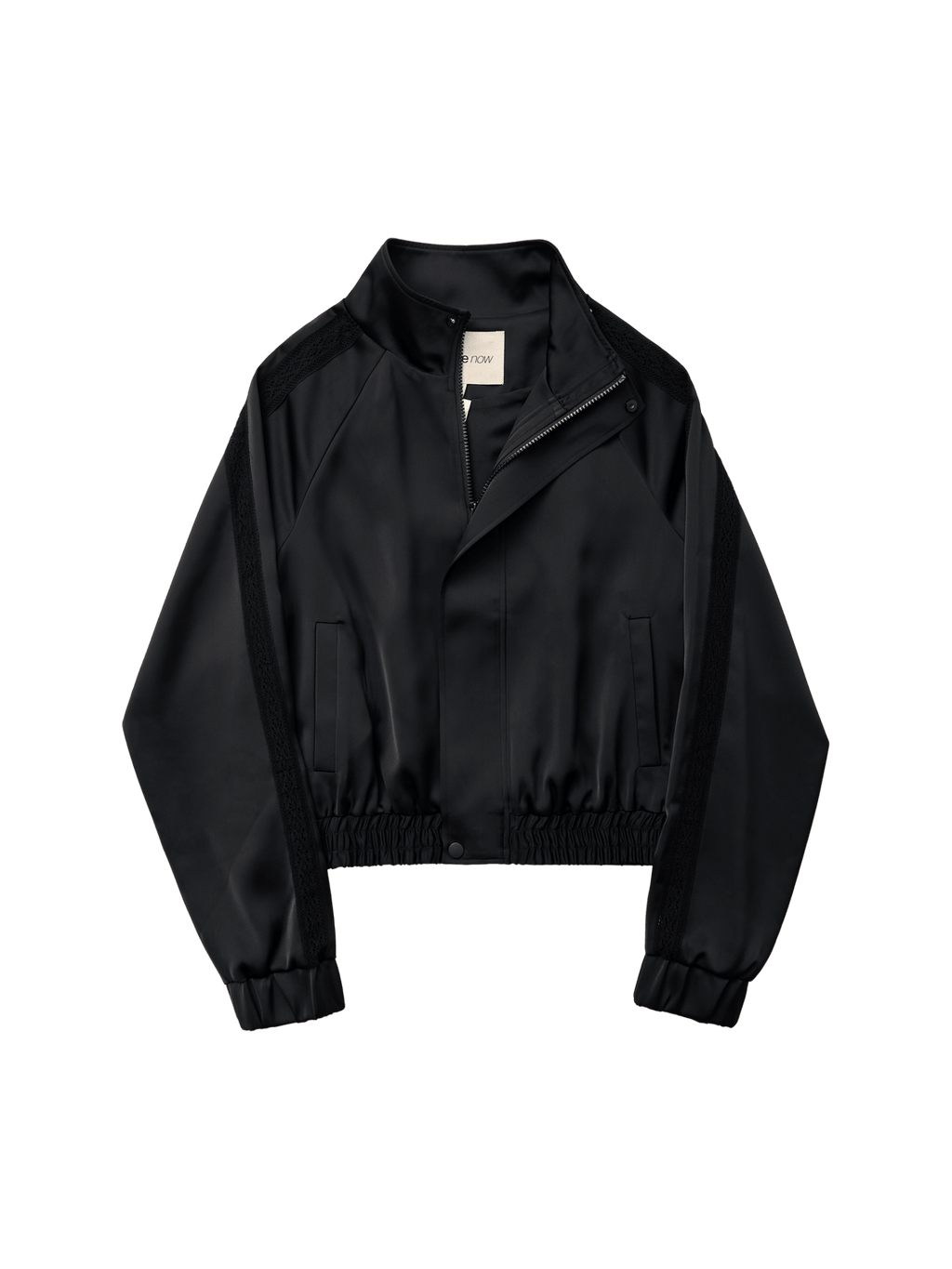 LEISEU TRACK JACKET IN BLACK - Courbe et Compagnie