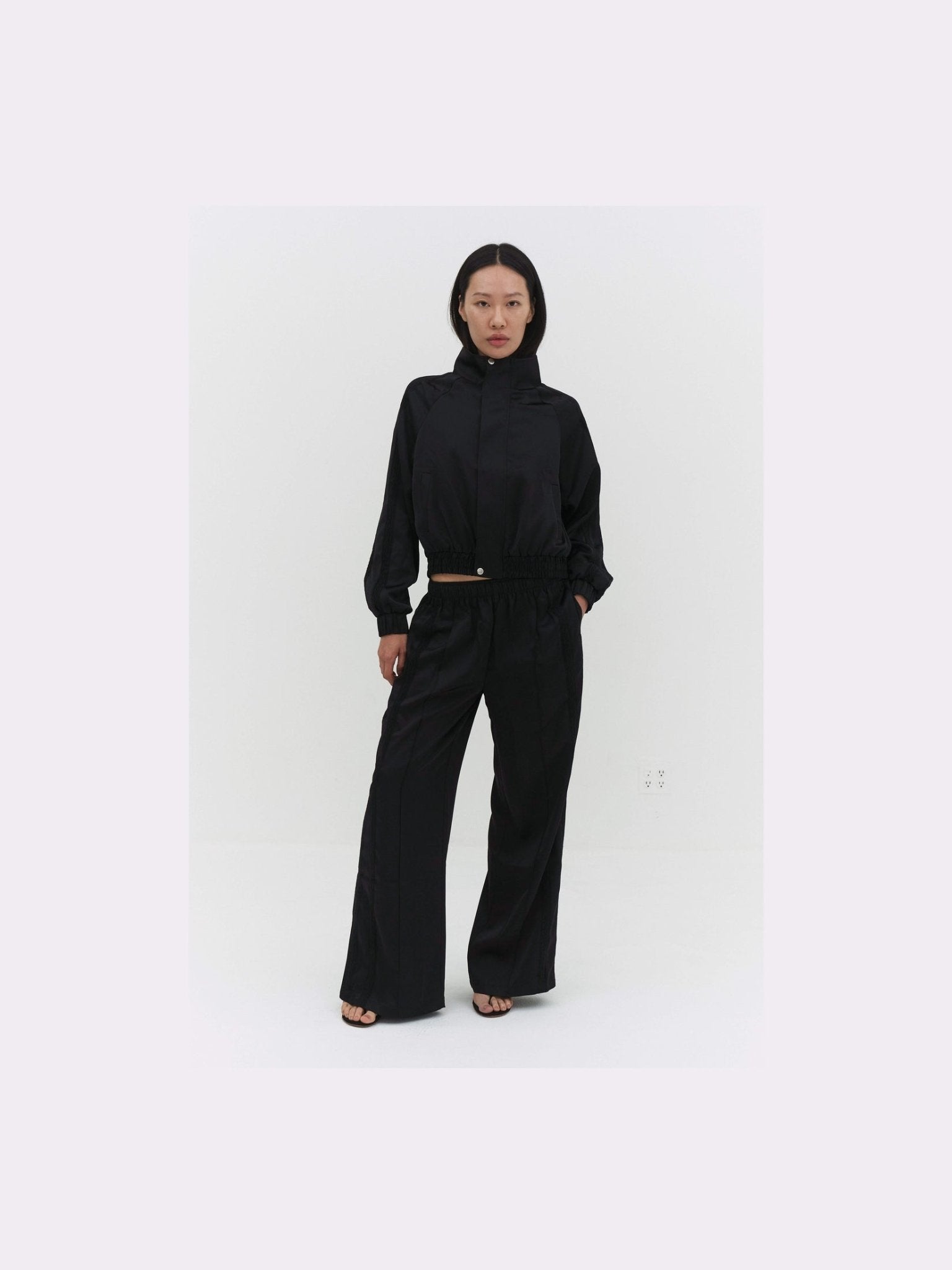 LEISEU TRACK PANTS IN BLACK - Courbe et Compagnie