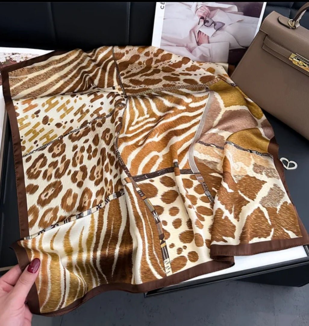 LEOPARD PRINT SCARF - Courbe et Compagnie