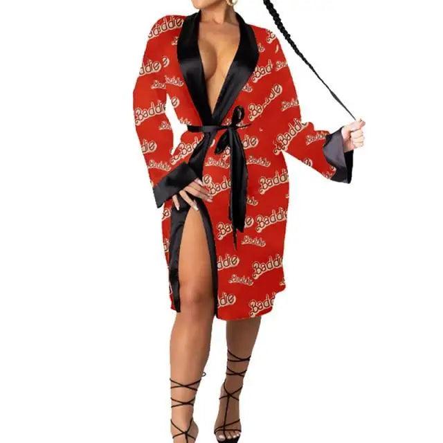 Lightweight Women Bathrobe Indoor Long Soft Cozy Sleepwear - Courbe et Compagnie
