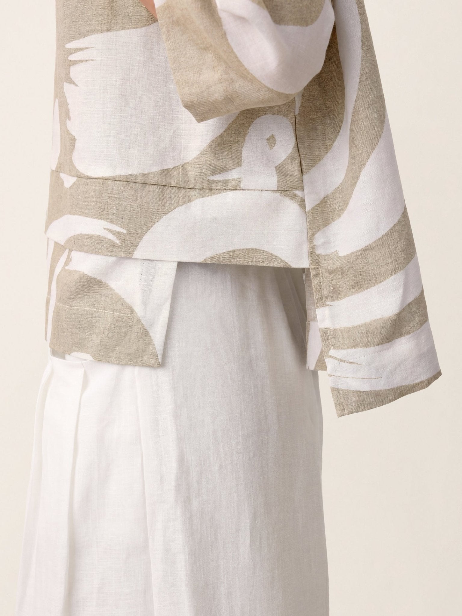 Linen Layered Asymmetric Top NOREEN - Courbe et Compagnie