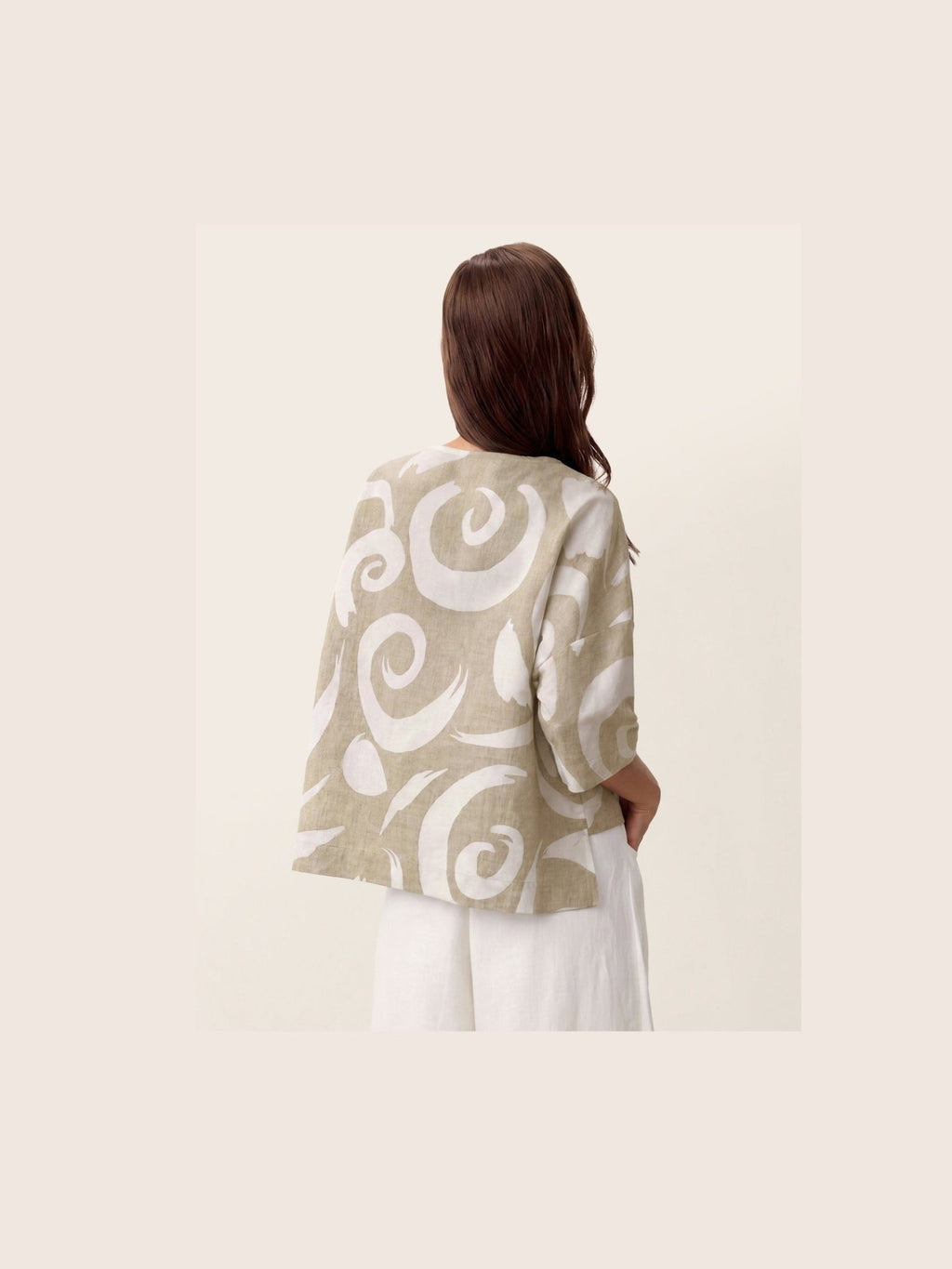 Linen Layered Asymmetric Top NOREEN - Courbe et Compagnie