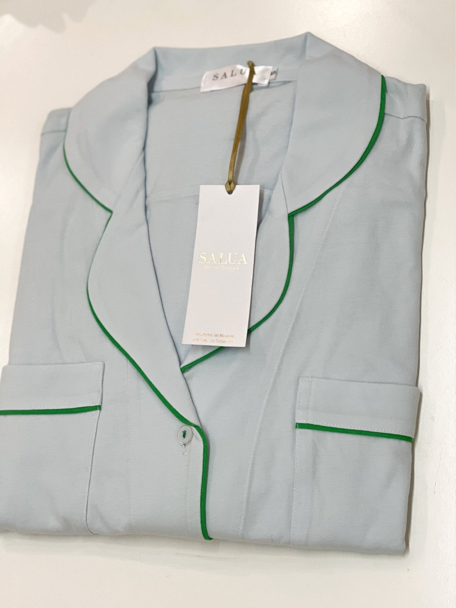 Long Luxury Sleep Shirt in Brushed Pima Cotton -Limited Colors - Courbe et Compagnie