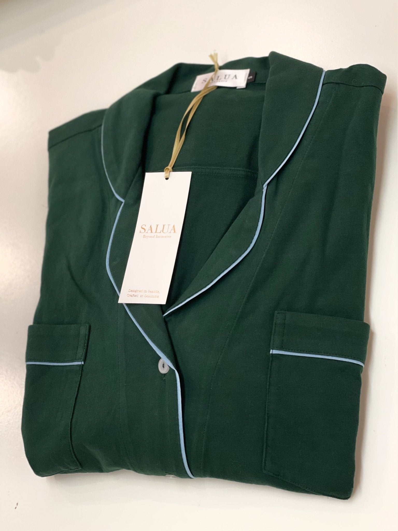 Long Luxury Sleep Shirt in Brushed Pima Cotton -Limited Colors - Courbe et Compagnie