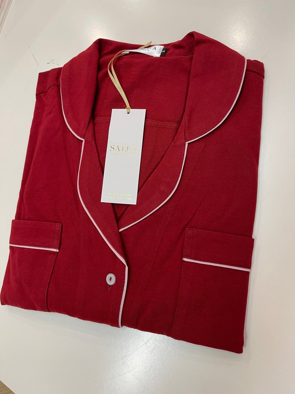 Long Luxury Sleep Shirt in Brushed Pima Cotton -Limited Colors - Courbe et Compagnie
