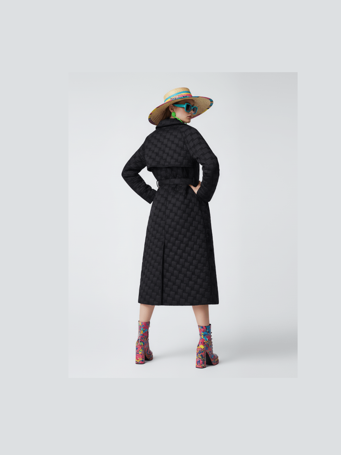 Long Quilted Puffer Coat FIFTH AVENUE BYMANYC ® New York - Courbe et Compagnie