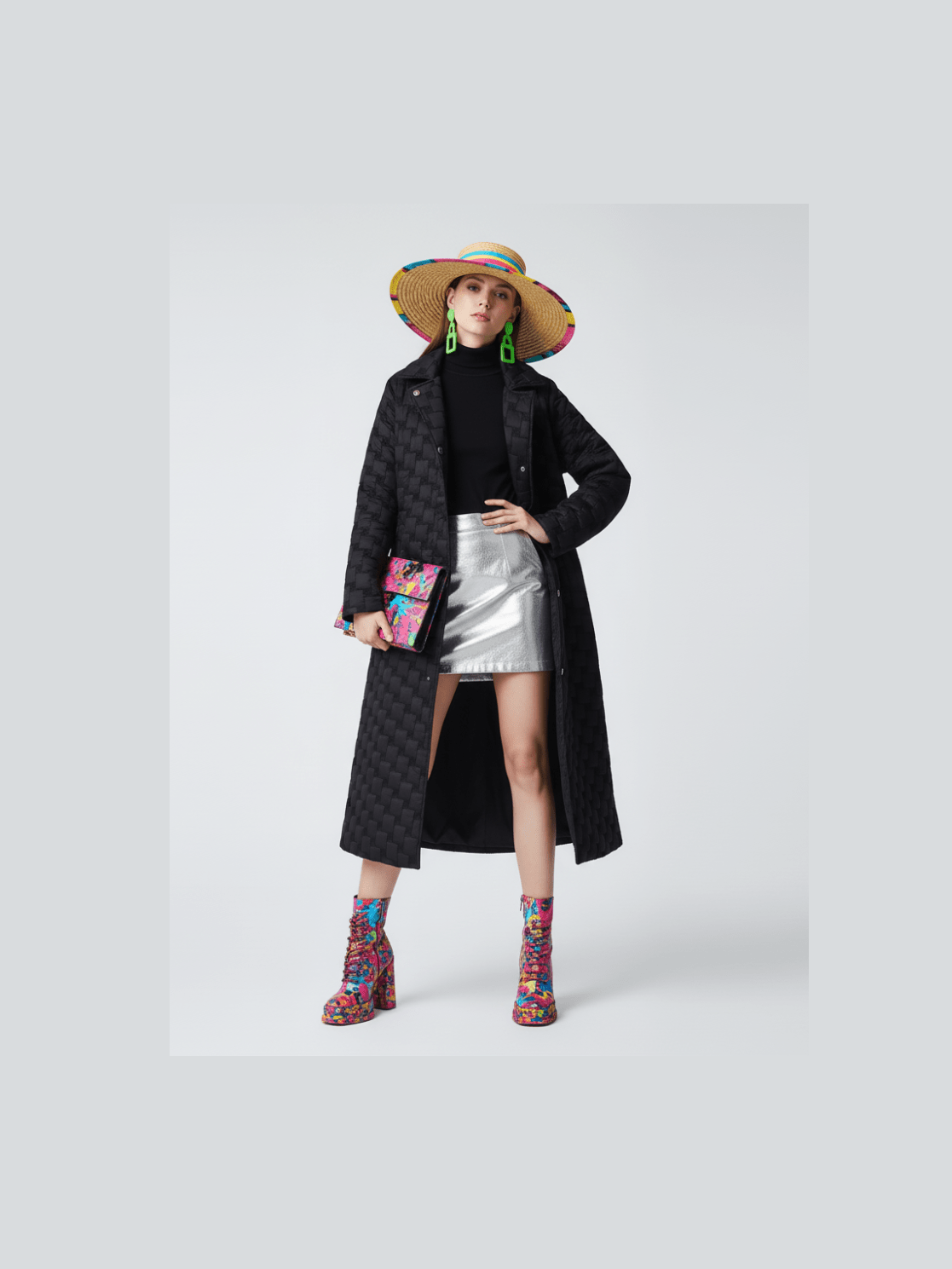 Long Quilted Puffer Coat FIFTH AVENUE BYMANYC ® New York - Courbe et Compagnie