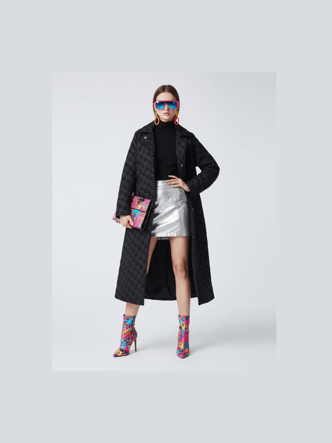 Long Quilted Puffer Coat FIFTH AVENUE BYMANYC ® New York - Courbe et Compagnie