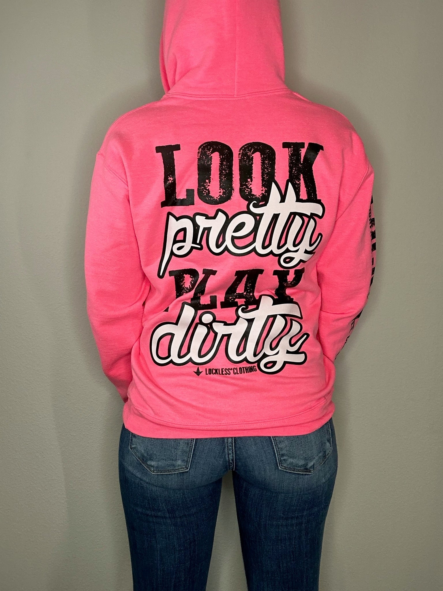 Look Pretty Play Dirty Hoodie - Courbe et Compagnie