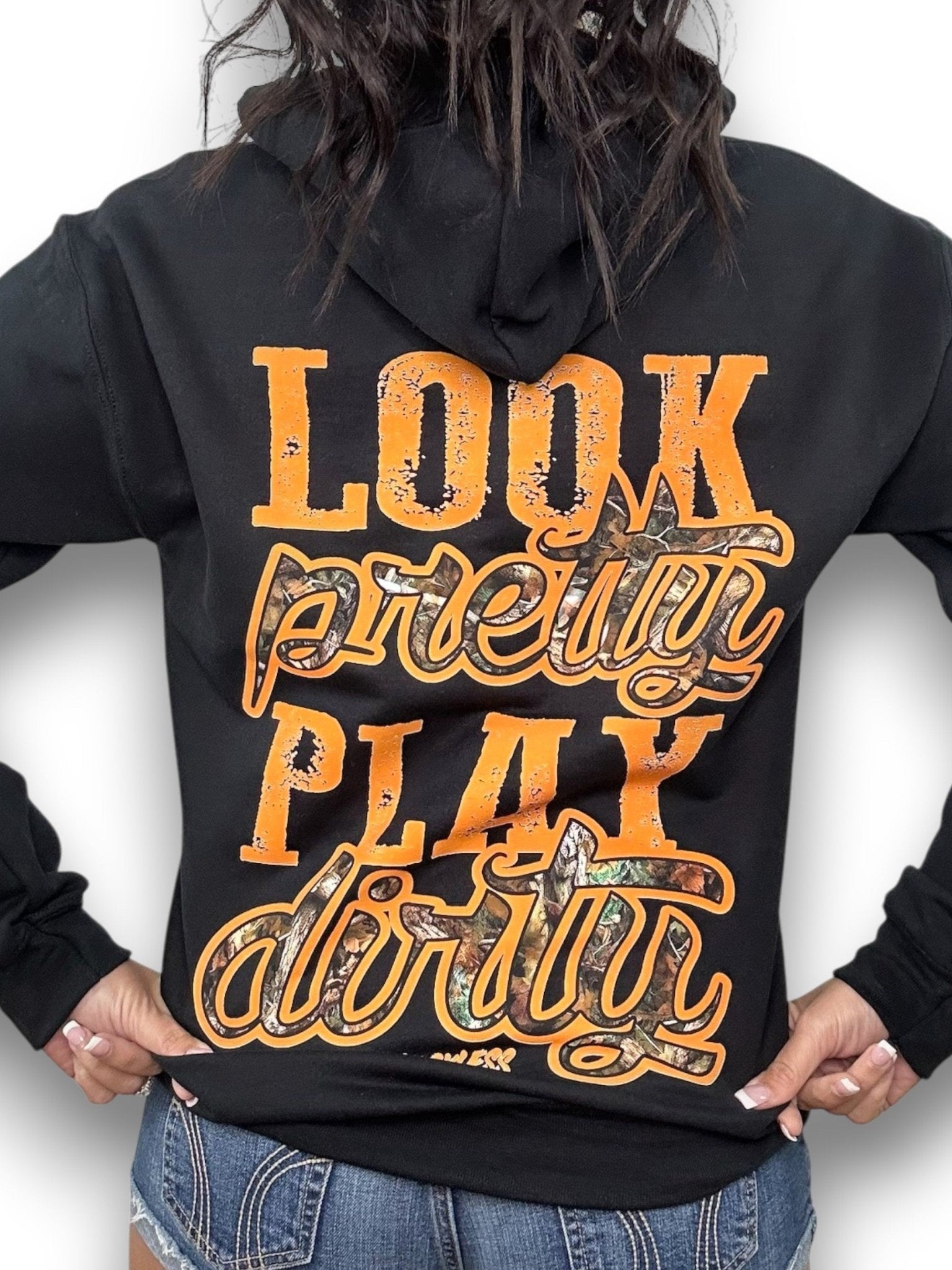 Look Pretty Play Dirty Hoodie - Courbe et Compagnie