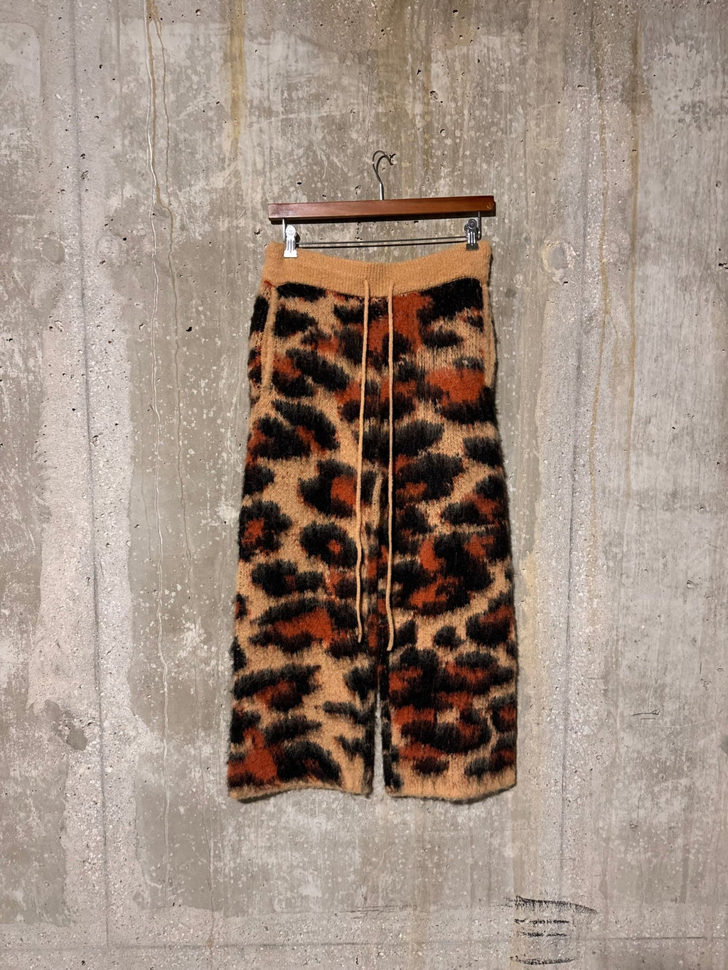 Luxurious Mohair Cheetah Pants in Hand Ready to Ship Limited Edition - Courbe et Compagnie