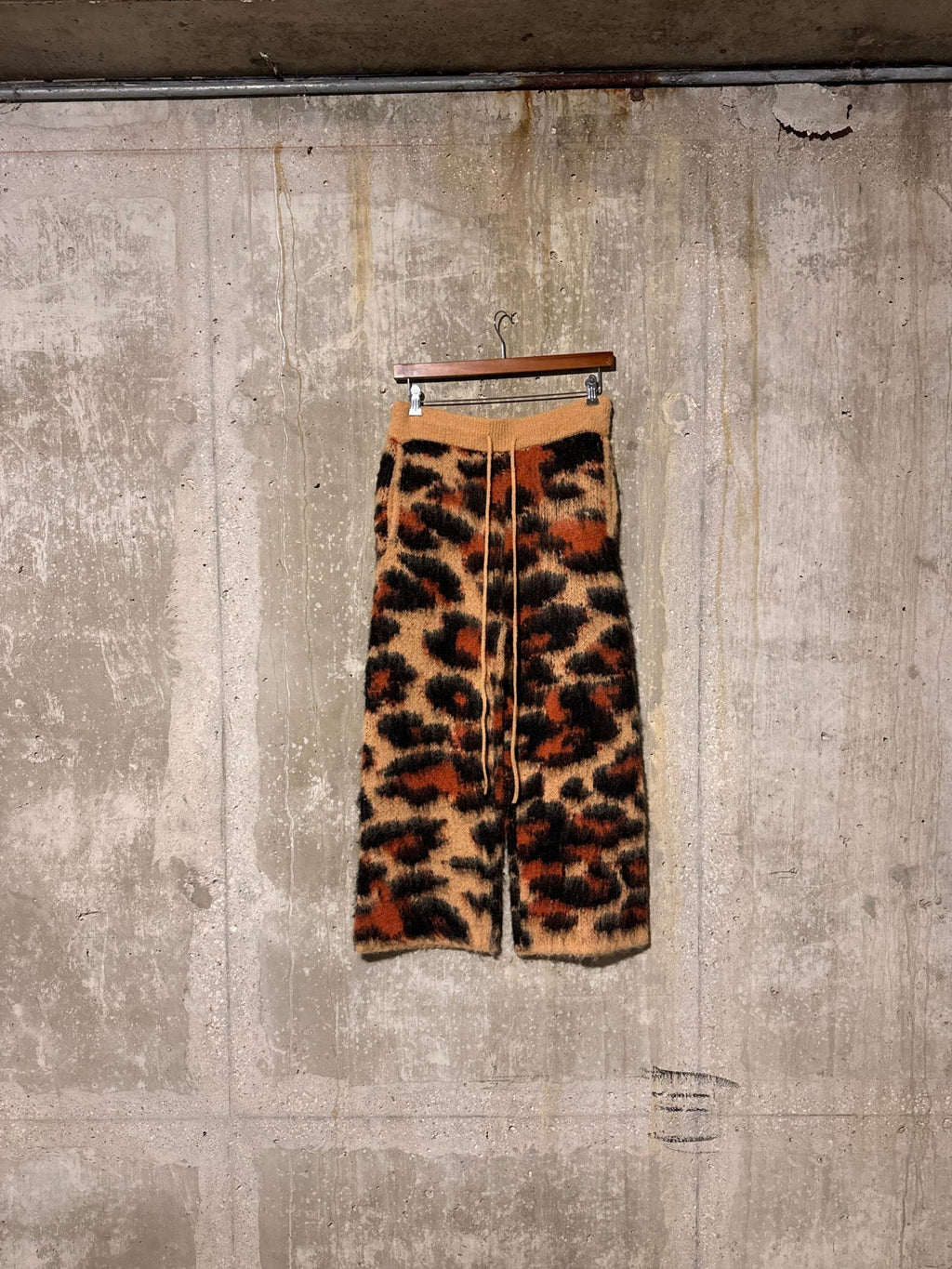 Luxurious Mohair Cheetah Pants in Hand Ready to Ship Limited Edition - Courbe et Compagnie