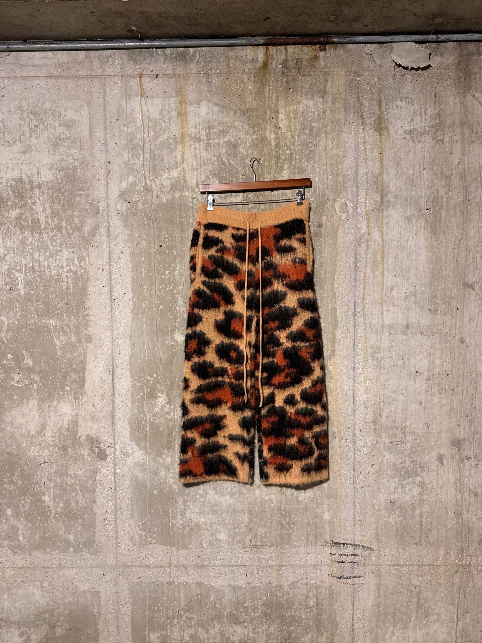 Luxurious Mohair Cheetah Pants in Hand Ready to Ship Limited Edition - Courbe et Compagnie