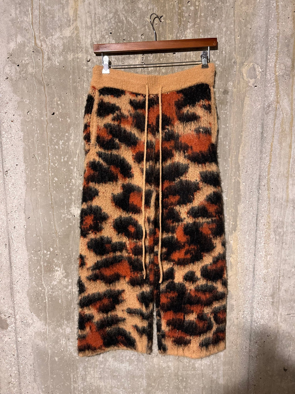 Luxurious Mohair Cheetah Pants in Hand Ready to Ship Limited Edition - Courbe et Compagnie