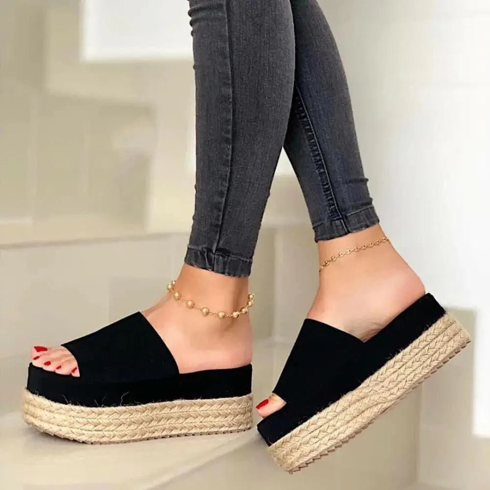 Luxury Black Women Sandals Elegant High Heels Summer Style Comfortable New Sandals For Womens - Courbe et Compagnie