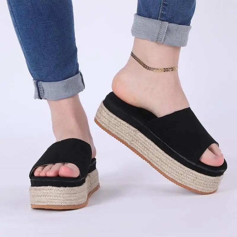 Luxury Black Women Sandals Elegant High Heels Summer Style Comfortable New Sandals For Womens - Courbe et Compagnie