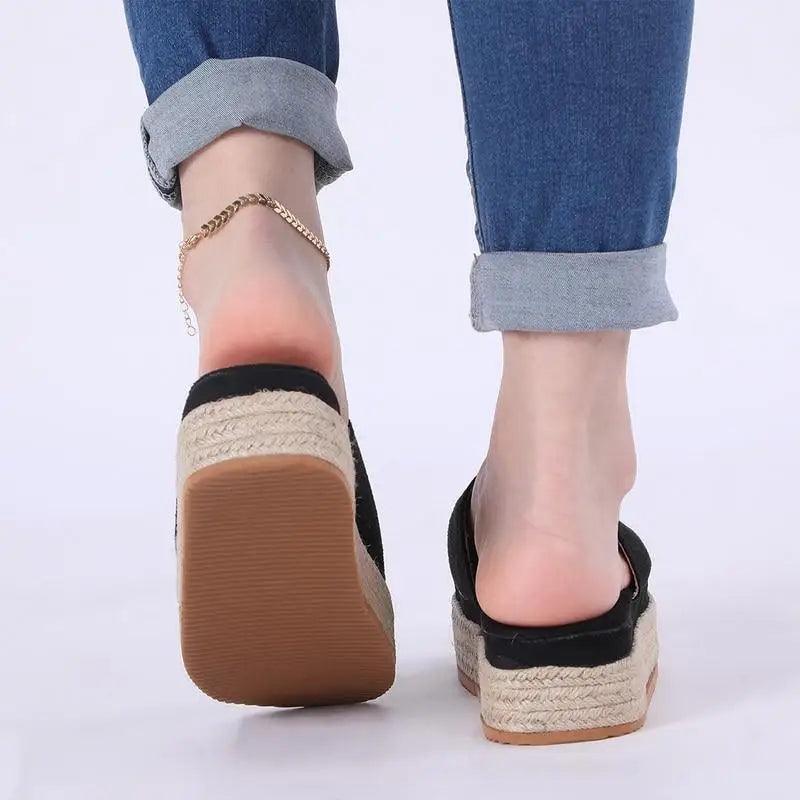 Luxury Black Women Sandals Elegant High Heels Summer Style Comfortable New Sandals For Womens - Courbe et Compagnie