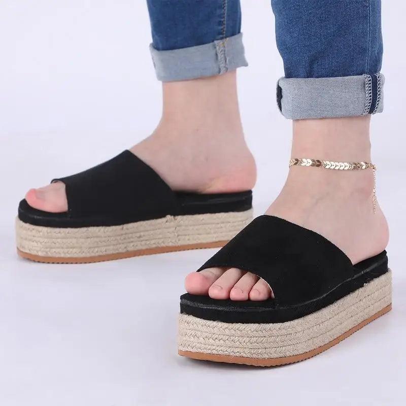 Luxury Black Women Sandals Elegant High Heels Summer Style Comfortable New Sandals For Womens - Courbe et Compagnie