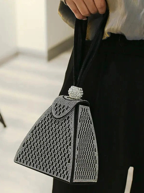 Luxury Diamond Clutch Bag for Women - Evening Purse - Courbe et Compagnie