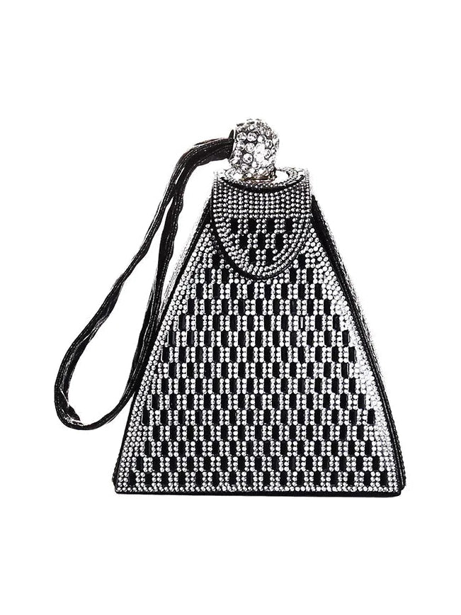Luxury Diamond Clutch Bag for Women - Evening Purse - Courbe et Compagnie