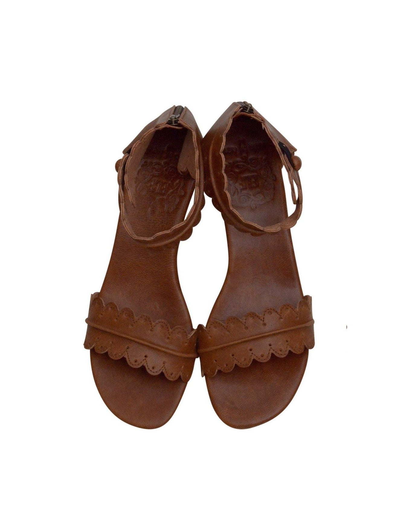 Magdalena Wooden Wedge Sandals - Courbe et Compagnie