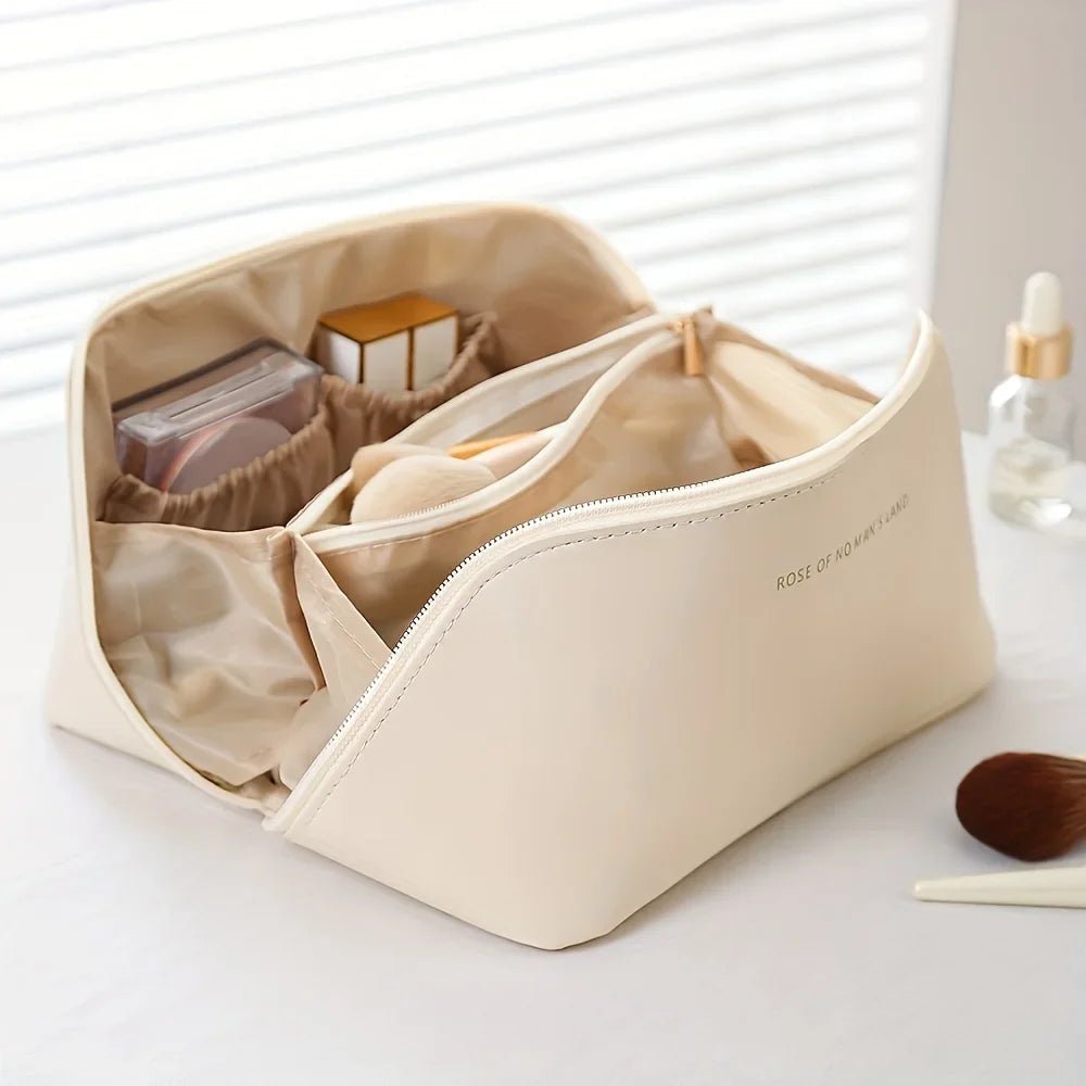 Makeup Organizer Female Toiletry Kit Bag Make Up Case Storage Pouch Luxury Lady Box, Cosmetic Bag, Organizer Bag For Travel Zip - Courbe et Compagnie