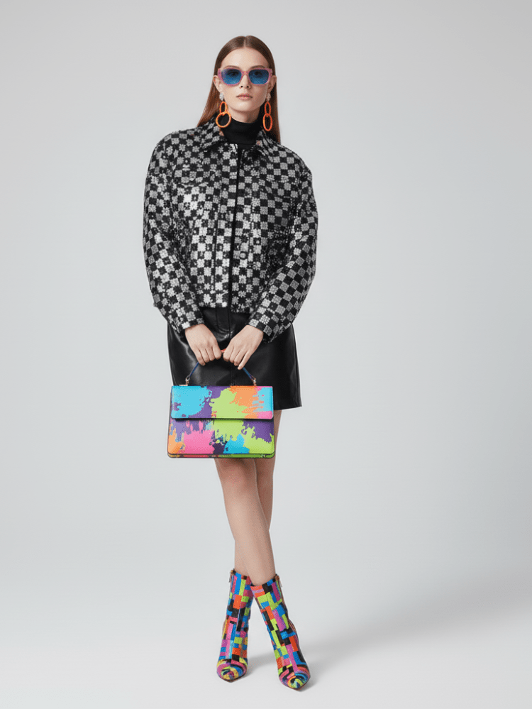 MEATPACKING Sequin Tuxedo Blazer Jacket BYMANYC ® New York - Courbe et Compagnie