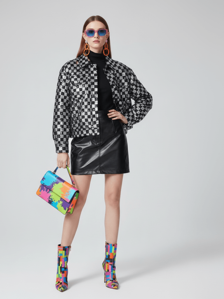 MEATPACKING Sequin Tuxedo Blazer Jacket BYMANYC ® New York - Courbe et Compagnie