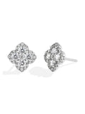 MINTYBOX S925 Silver D/VVS1 Moissanite Stud Earrings for Women Clover Lab Diamond Earring 1.054ctw Luxury Wedding Fine Jewelry - Courbe et Compagnie