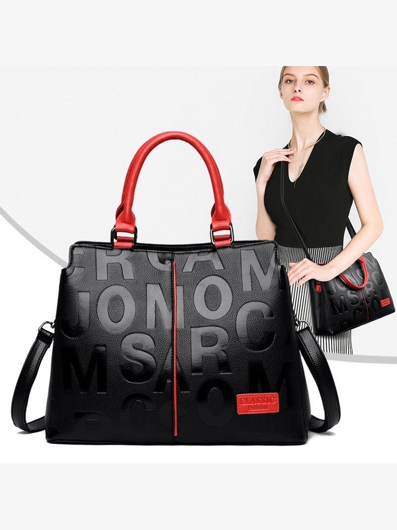 Monogram print shoulder bag Eye Catching Color With Large Capacity Casual Handbag For Ladies And Girls High Quality Luxury Handbags for Women - Courbe et Compagnie