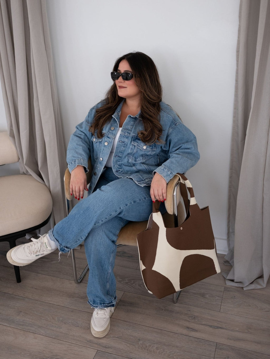 MOOdy Latte Signature Tote - Courbe et Compagnie