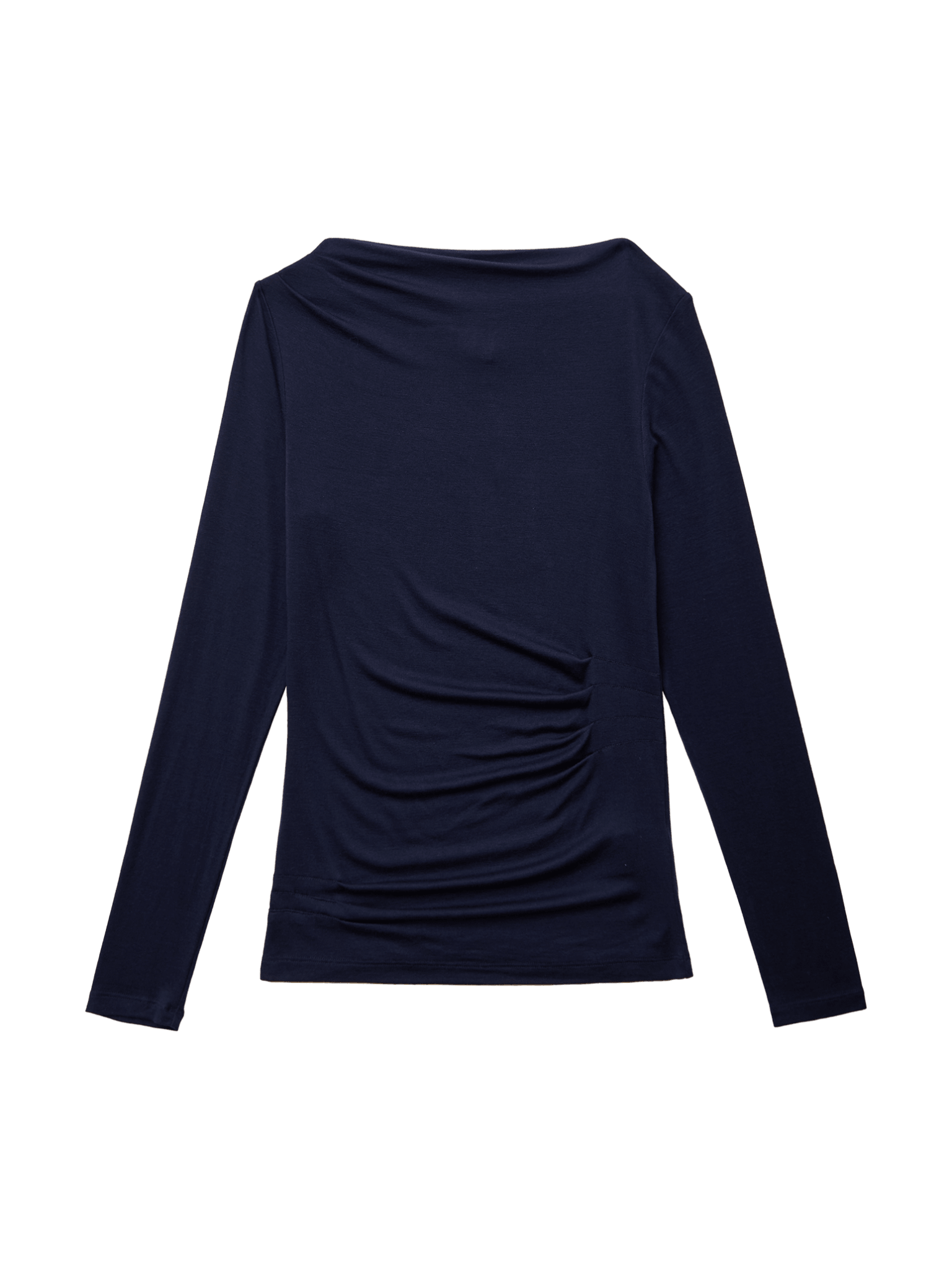NARAE LONG SLEEVE TOP IN NAVY - Courbe et Compagnie