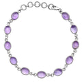 Natural Amethyst Cab - Brazil Bracelet B-1001 SDB5284 - Courbe et Compagnie