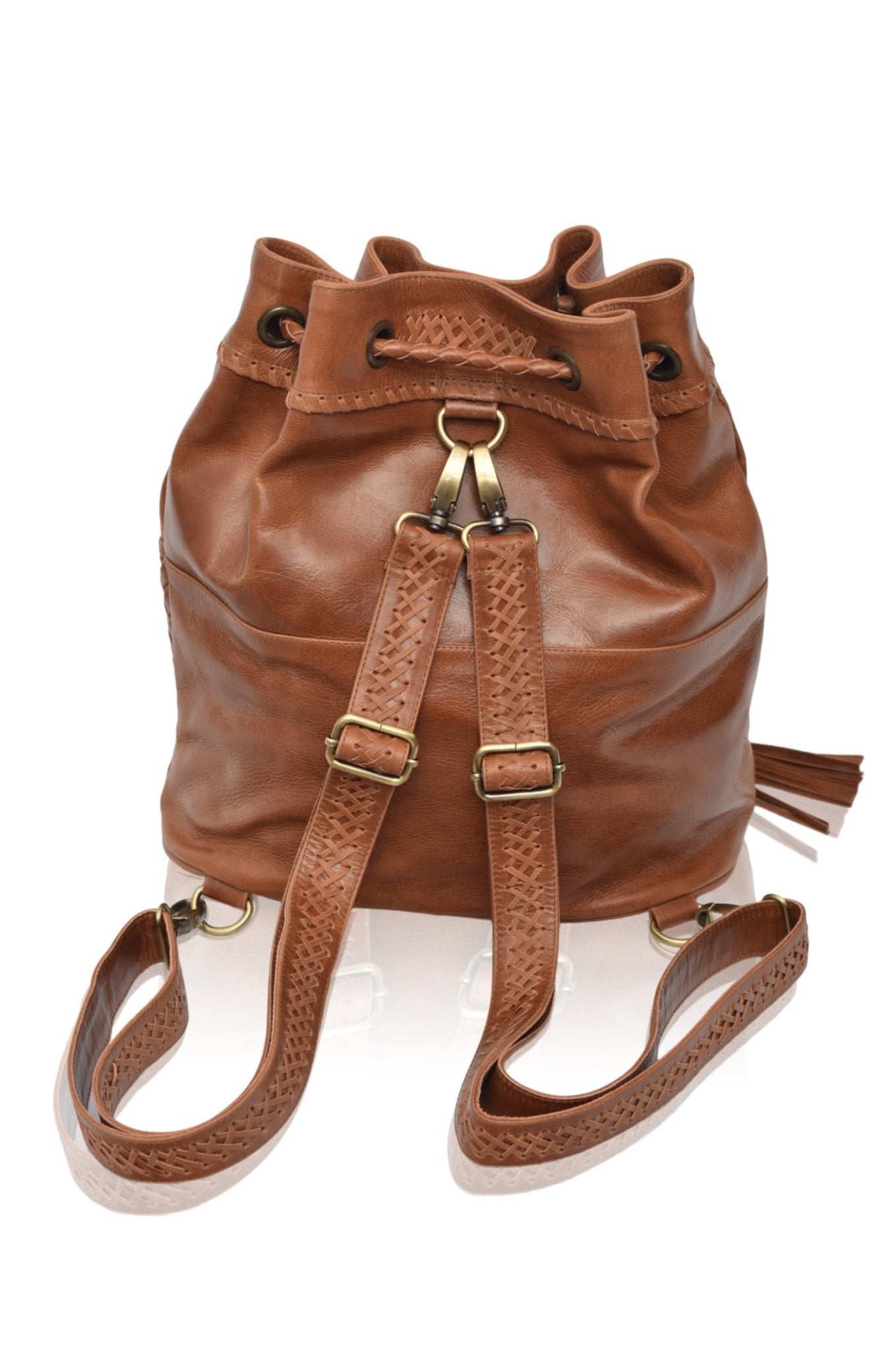 Ocean Alley Convertible Leather Backpack - Courbe et Compagnie