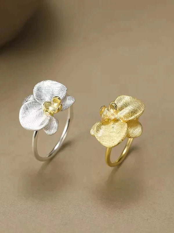 Orchid Flower Ring - Courbe et Compagnie