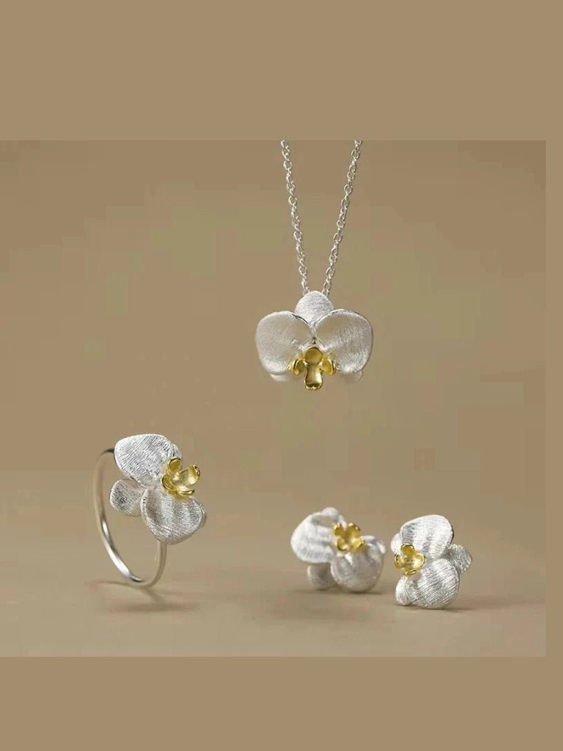 Orchid Flower Ring - Courbe et Compagnie