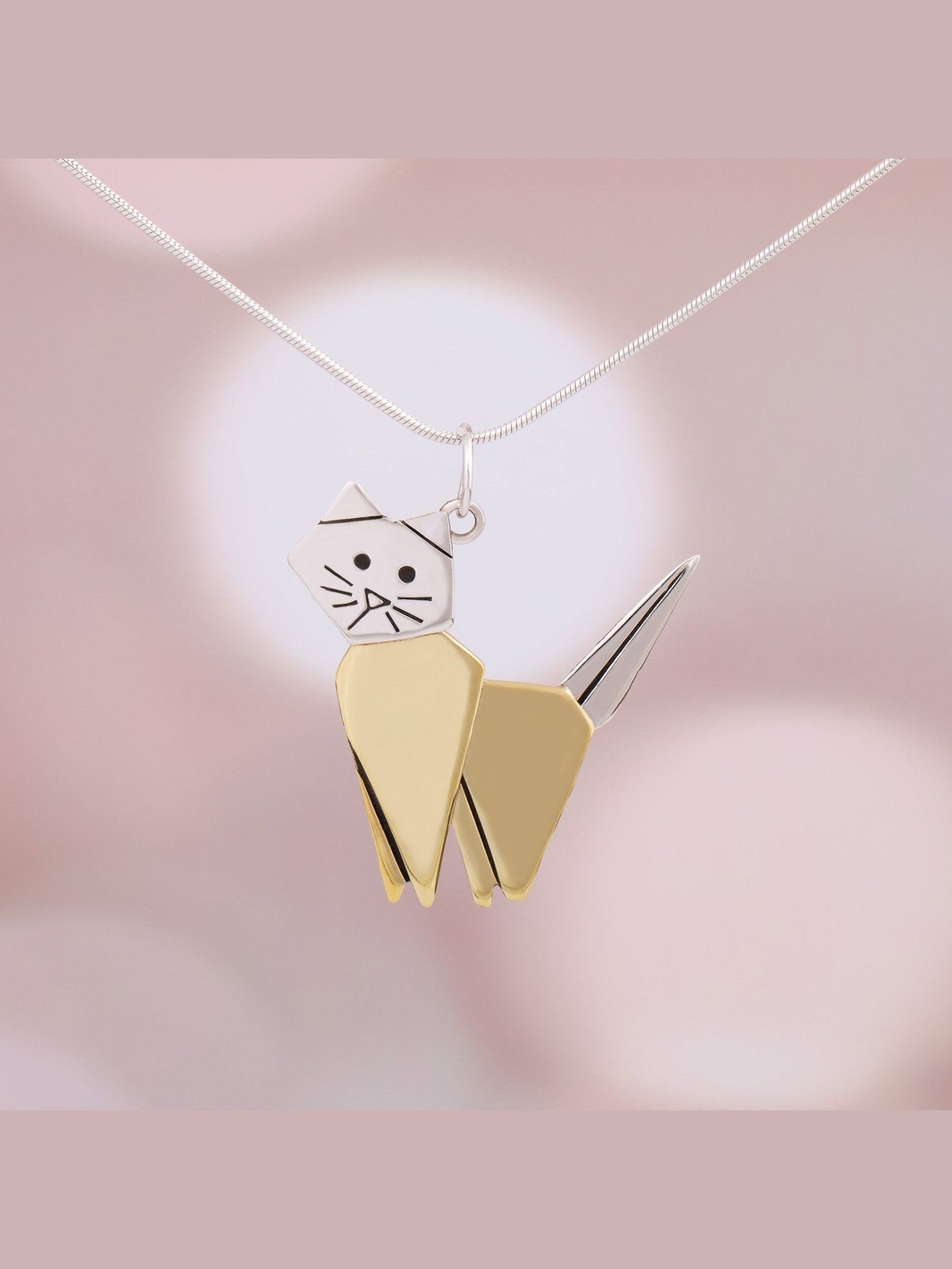 Origami Pet Necklace - Courbe et Compagnie