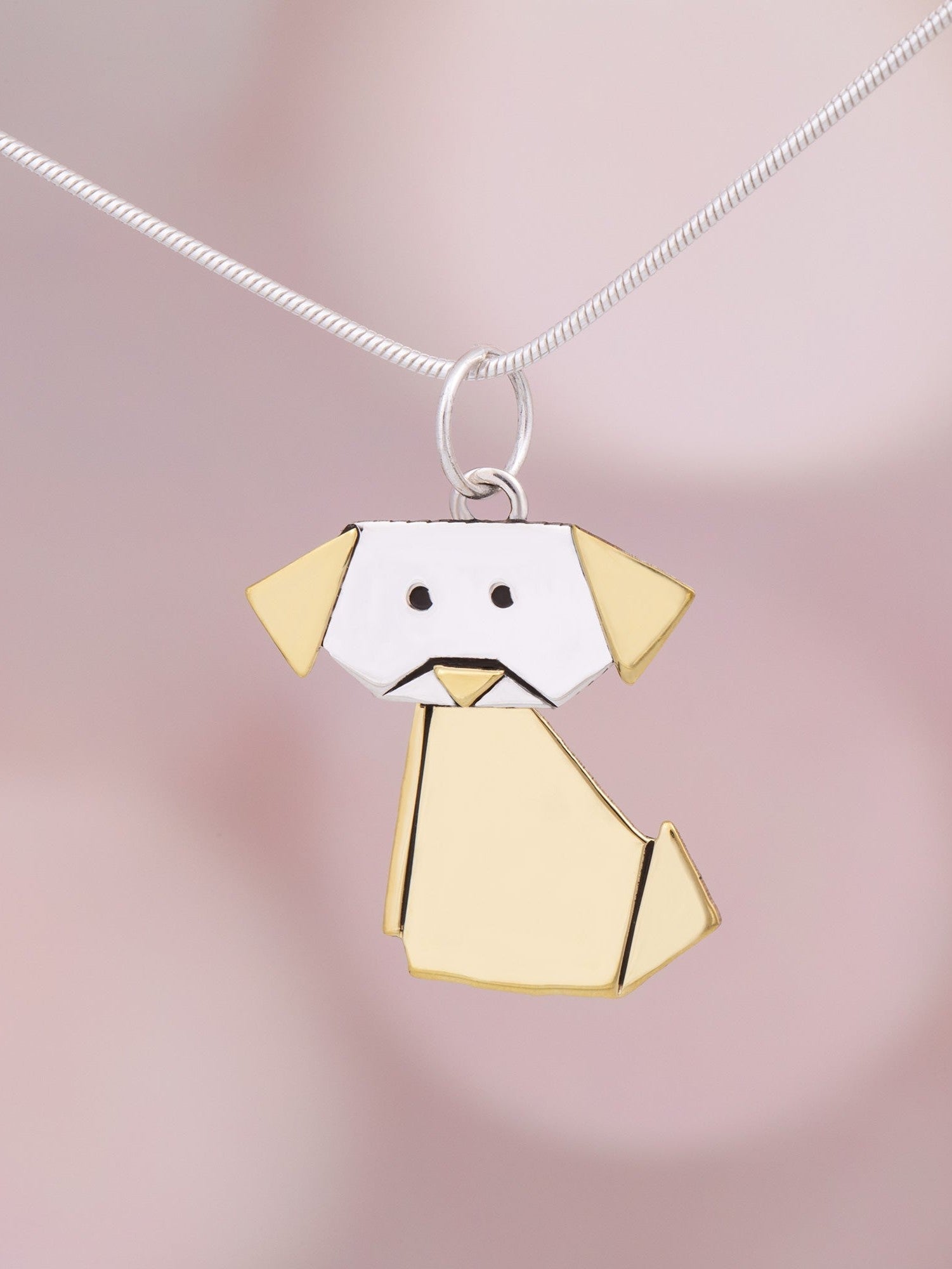 Origami Pet Necklace - Courbe et Compagnie