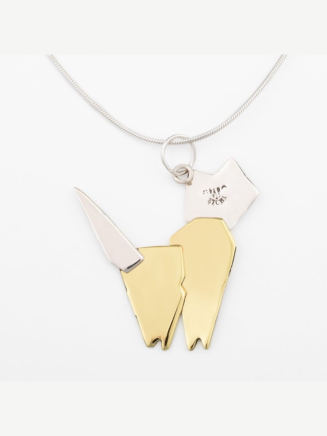 Origami Pet Necklace - Courbe et Compagnie