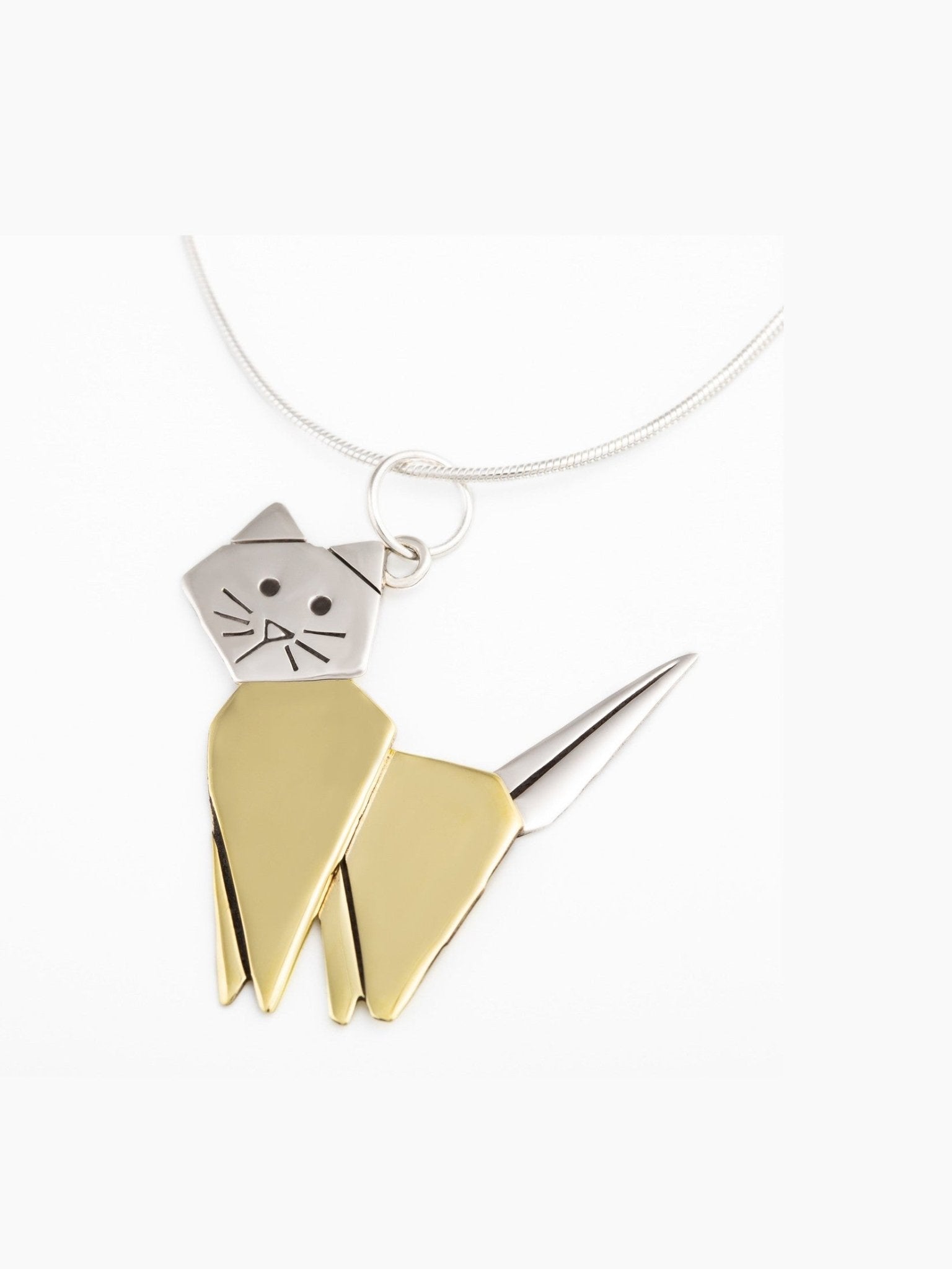 Origami Pet Necklace - Courbe et Compagnie