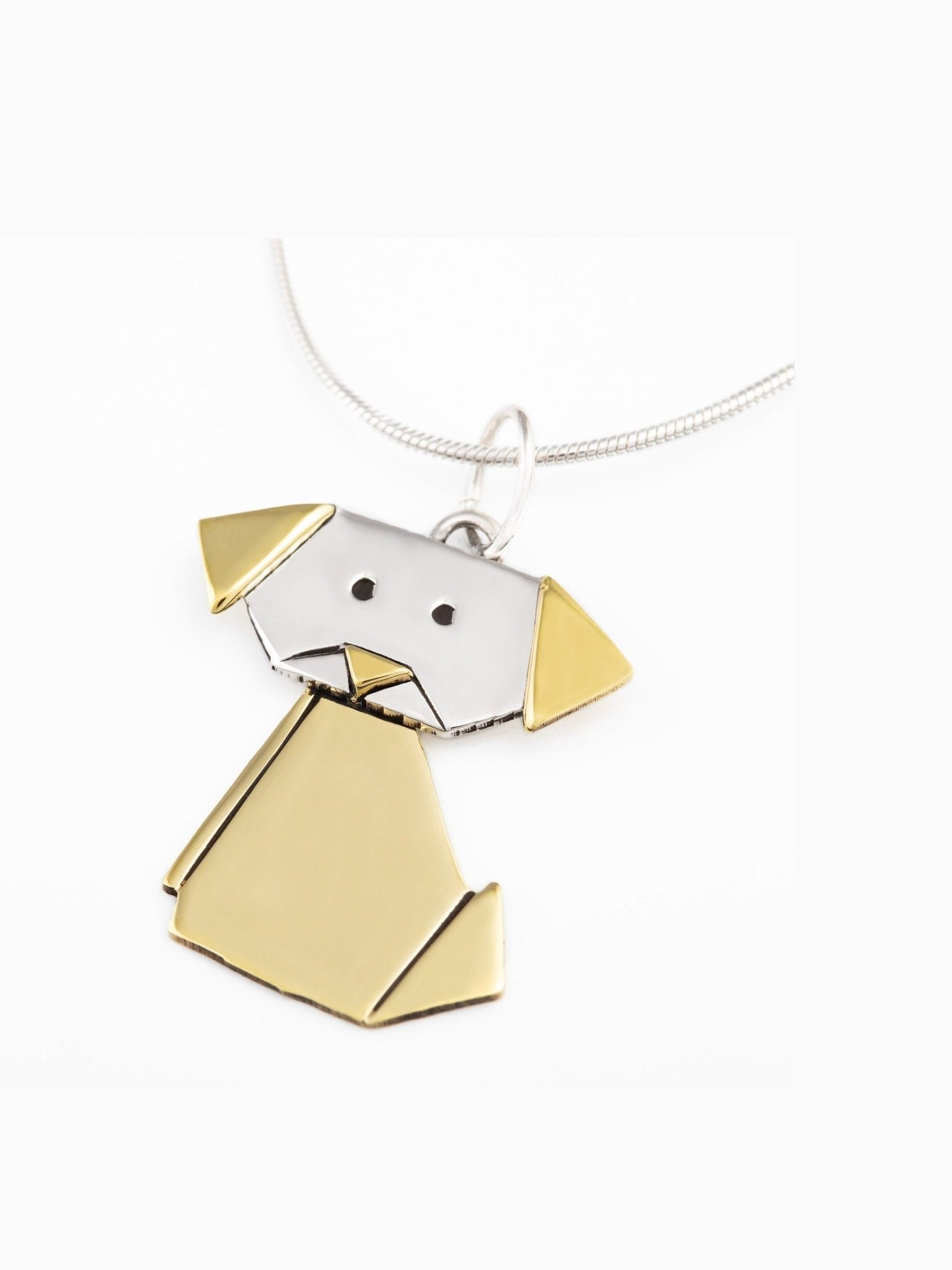Origami Pet Necklace - Courbe et Compagnie